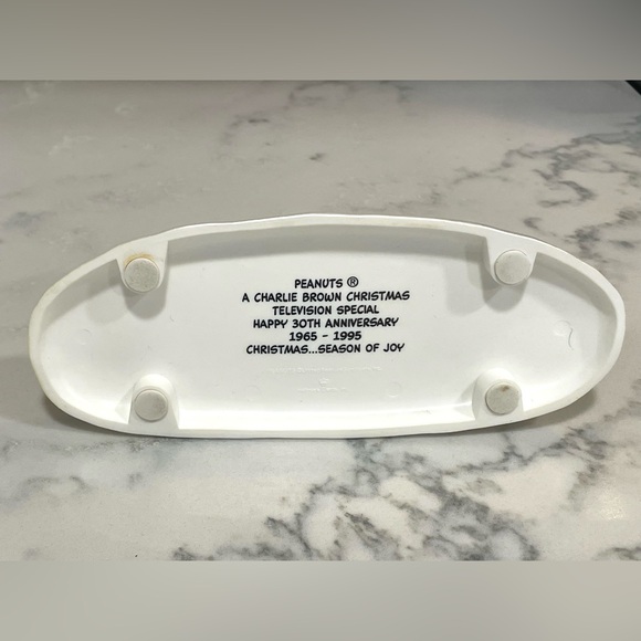 Hallmark Charlie Brown Christmas Snow Scene Table Top Display-Vintage - Picture 5 of 7